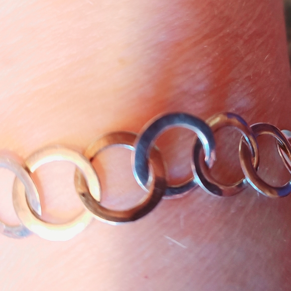 COPY - Sterling silver CIRCLES Bracelet - Picture 4 of 9